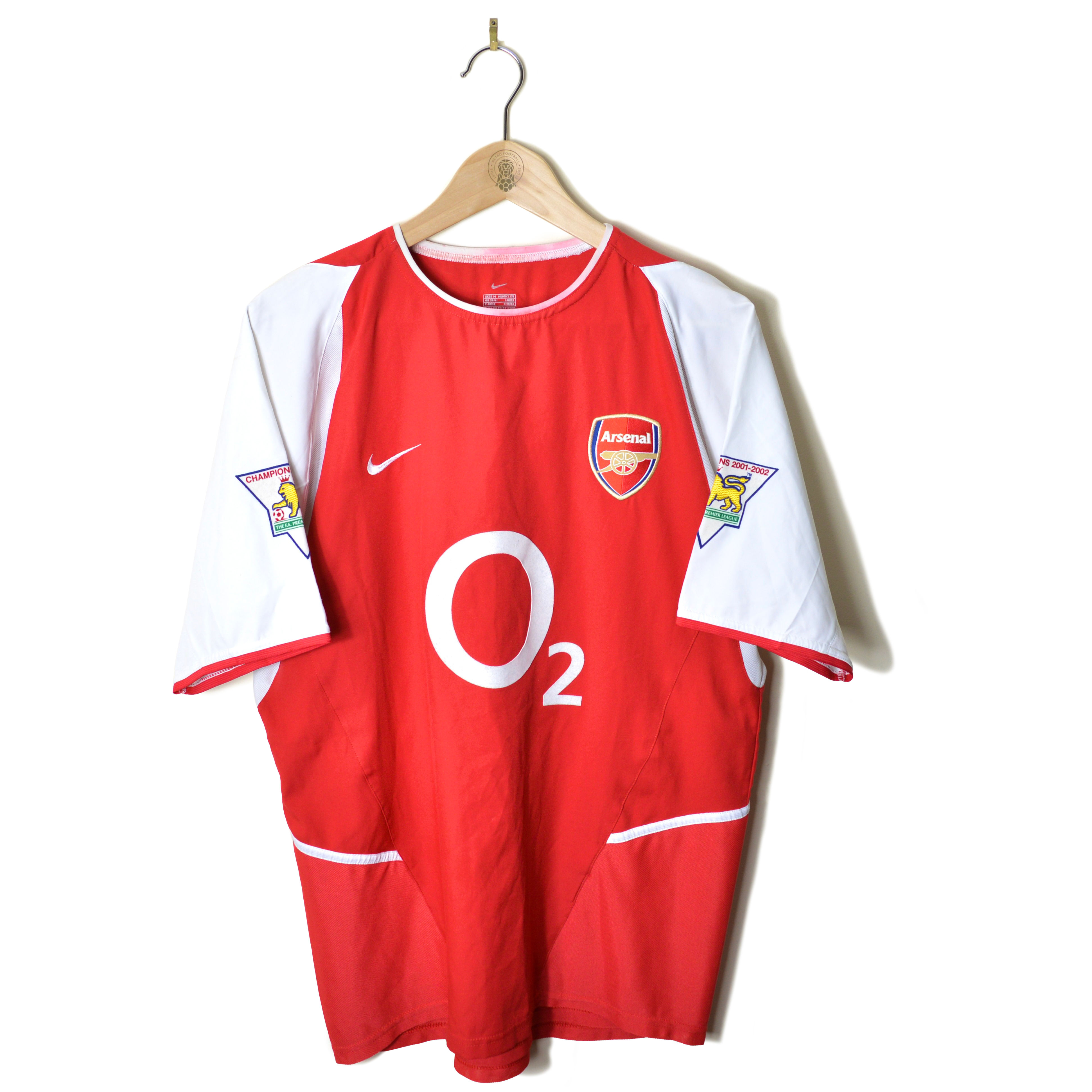 ARSENAL CLASSIC RETRO VINTAGE HOME FOOTBALL SHIRT SOCCER JERSEY 2002 2003 2004 #8 FREDDIE LJUNGBERG NIKE O2 INVINCIBLES
