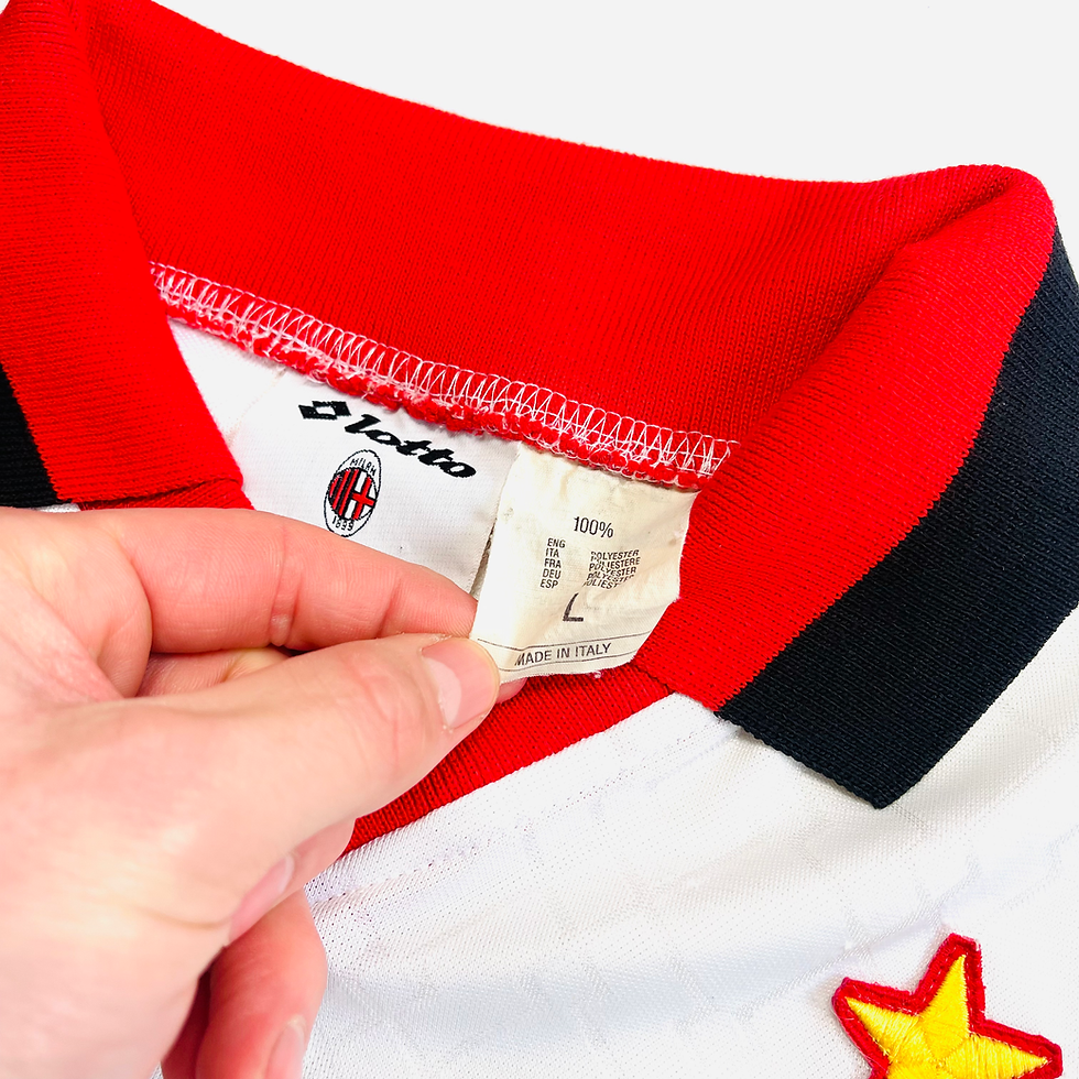 Thumbnail: AC MILAN INTERCONTINENTAL CUP PLAYER ISSUE AWAY FOOTBALL SHIRT 1994