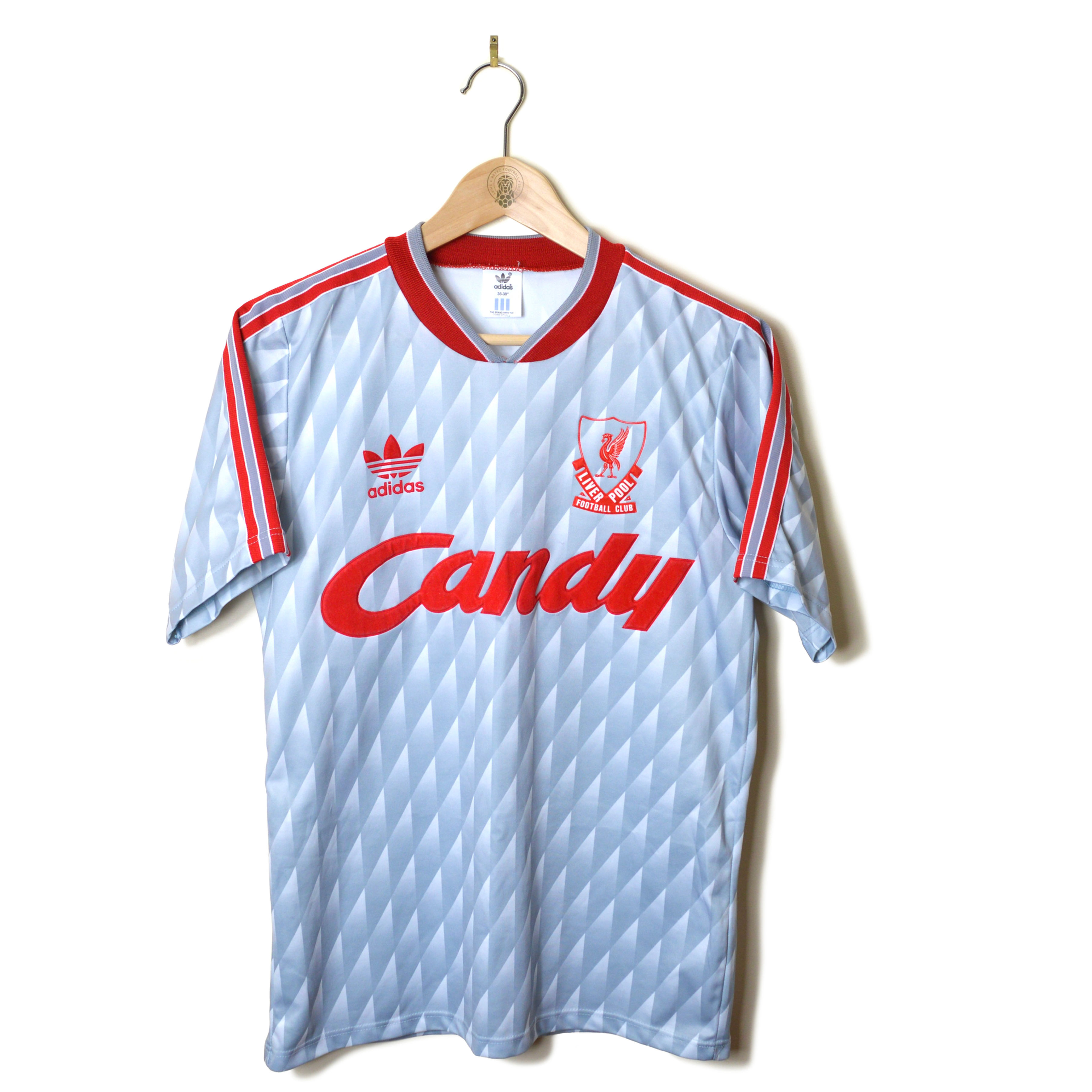 LIVERPOOL CLASSIC RETRO VINTAGE AWAY FOOTBALL SHIRT SOCCER JERSEY 1989 1990 1991 ADIDAS CANDY 80'S 90'S