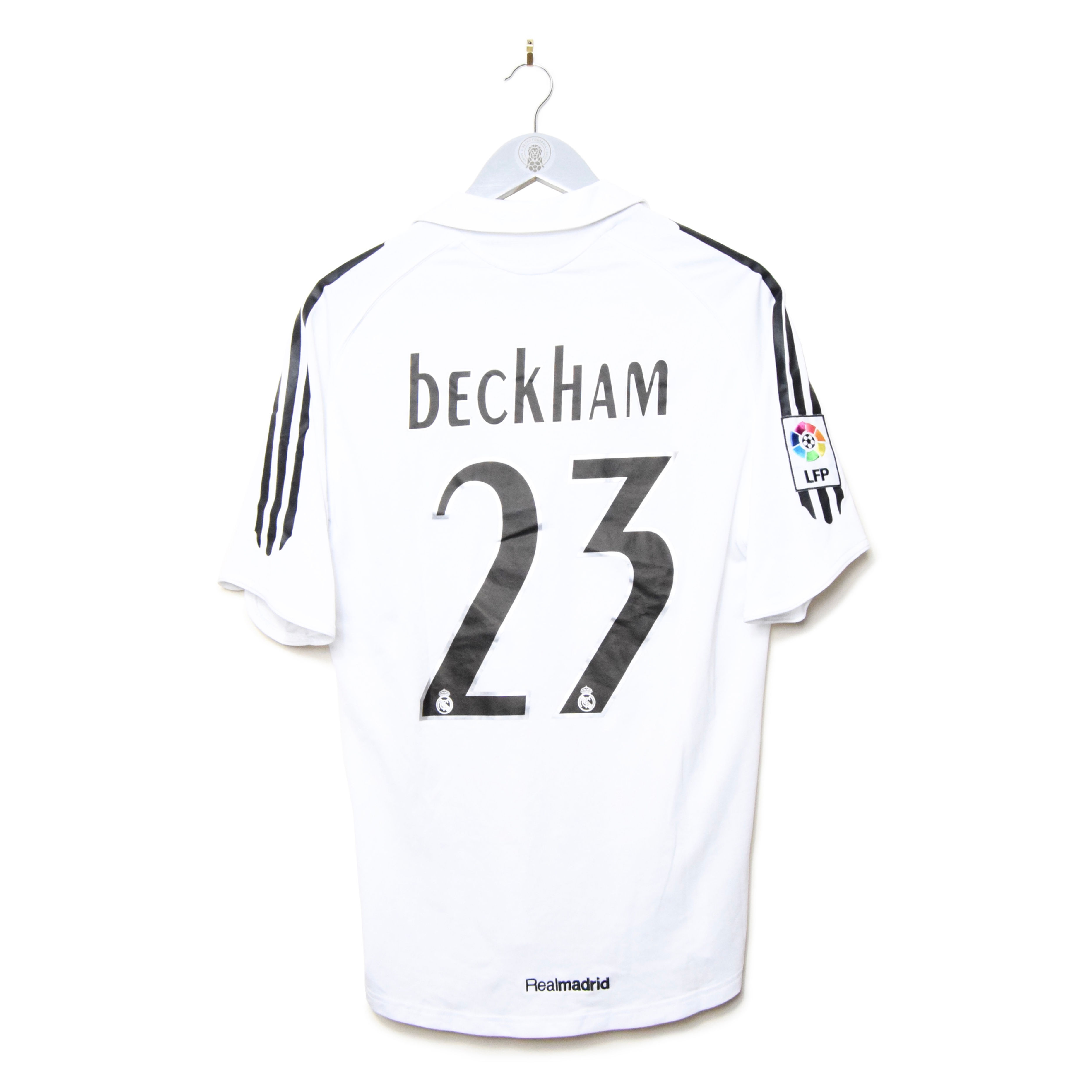 REAL MADRID HOME FOOTBALL SHIRT 2005/06 #23 BECKHAM