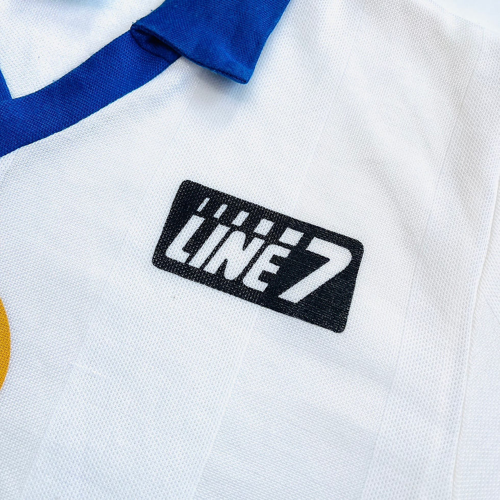 Thumbnail: AUXERRE HOME FOOTBALL SHIRT 1990/91 L/S