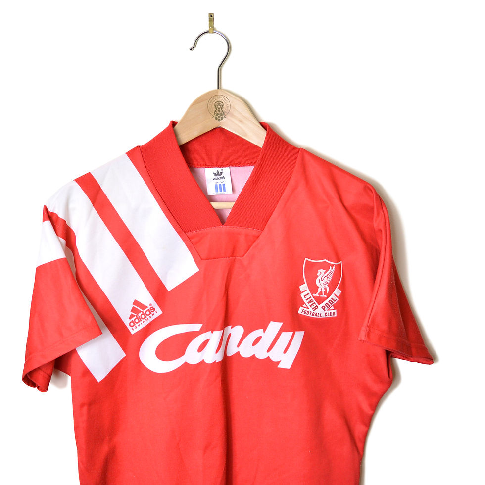Thumbnail: LIVERPOOL CLASSIC RETRO VINTAGE HOME FOOTBALL SHIRT SOCER JERSEY 1991 1992 UMBRO CANDY