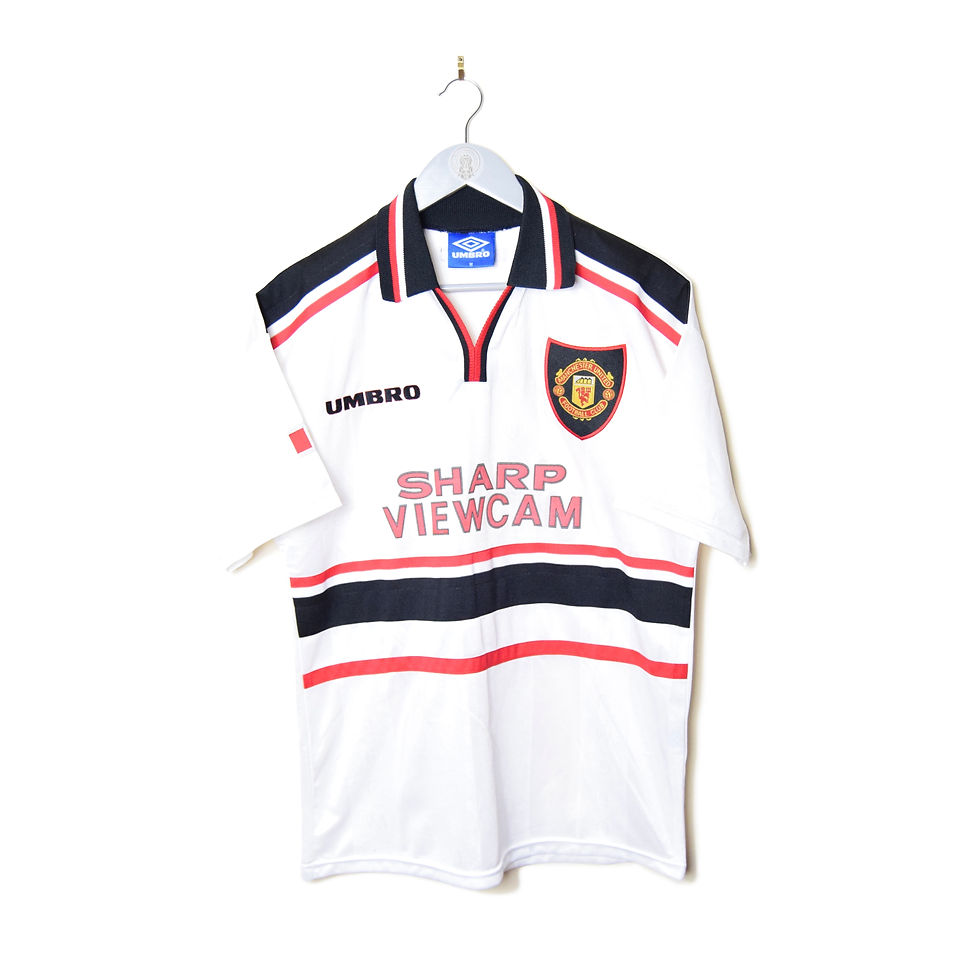 Thumbnail: MANCHESTER UNITED AWAY FOOTBALL SHIRT 1997/99