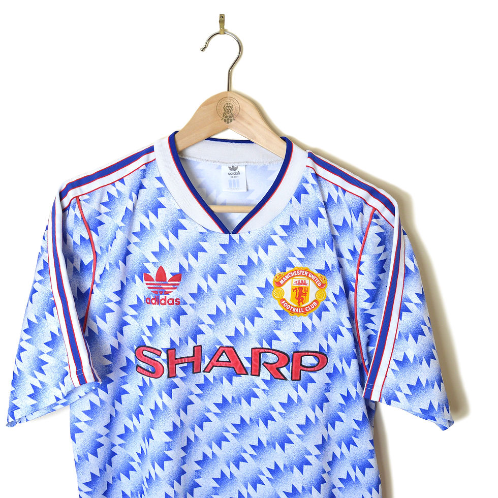 MANCHESTER UNITED CLASSIC RETRO VINTAGE AWAY FOOTBALL SHIRT SOCCER JERSEY 1990 1991 1992 ADIDAS SHARP SNOWFLAKE