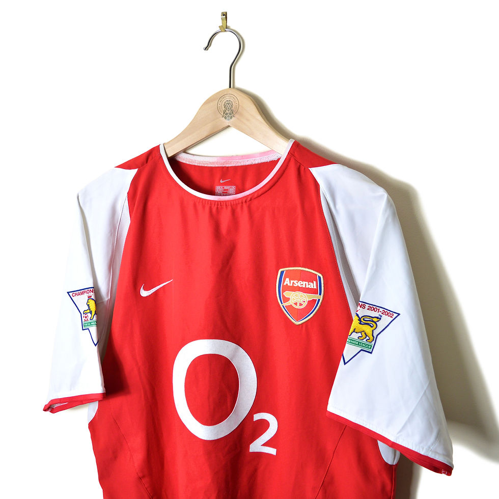 Thumbnail: ARSENAL CLASSIC RETRO VINTAGE HOME FOOTBALL SHIRT SOCCER JERSEY 2002 2003 2004 #8 FREDDIE LJUNGBERG NIKE O2 INVINCIBLES