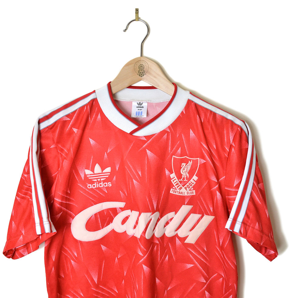 LIVERPOOL CLASSIC RETRO VINTAGE HOME FOOTBALL SHIRT SOCCER JERSEY 1989 1990 1991 ADIDAS CANDY