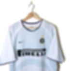 Thumbnail: INTER MILAN CLASSIC RETRO VINTAGE AWAY FOOTBALL SHIRT SOCCER JERSEY 2001 2002 #9 'RONALDO' NAZARIO NIKE PIRELLI