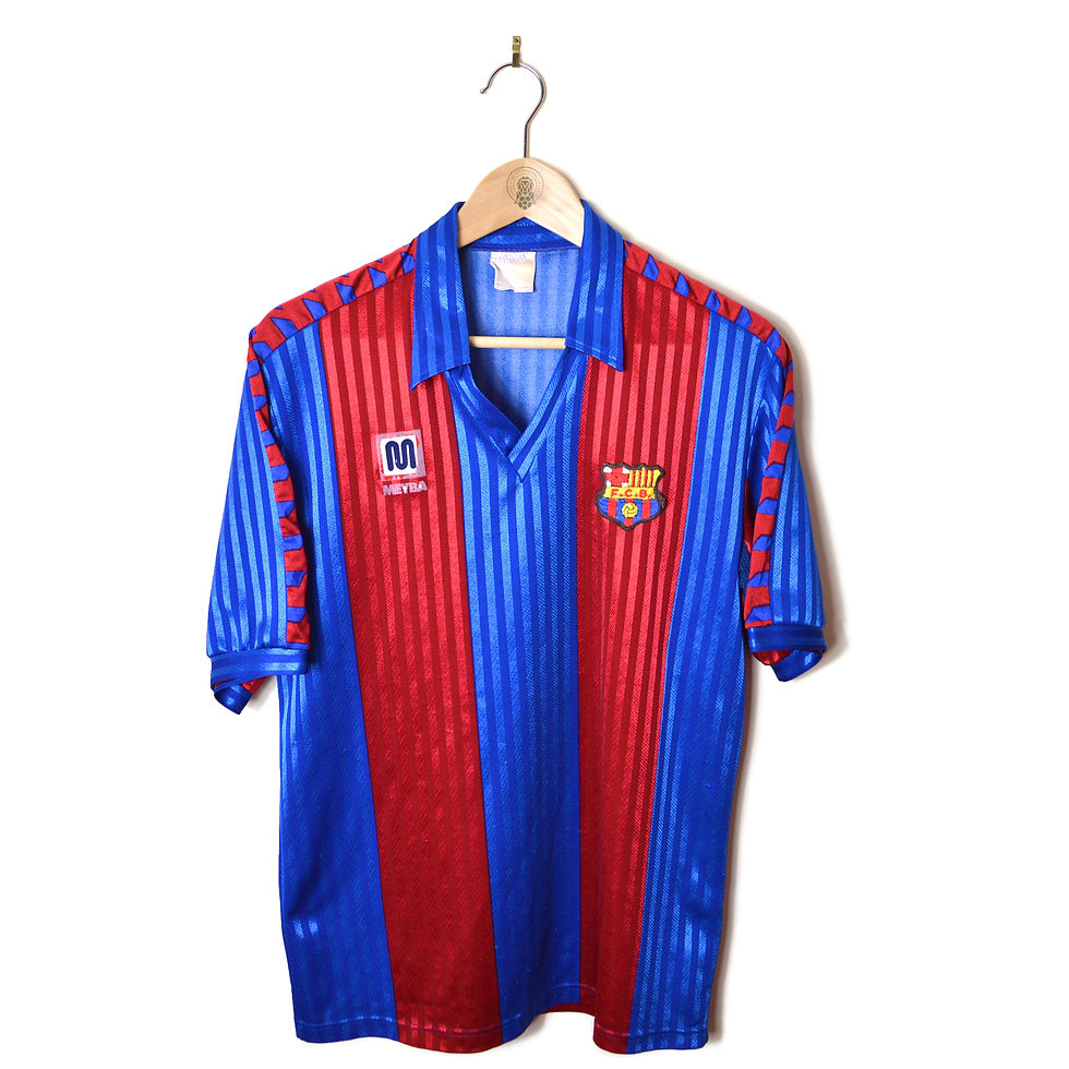 BARCELONA HOME FOOTBALL SHIRT 1989/92