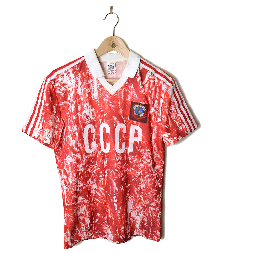 SOVIET UNION CCCP RUSSIA USSR CLASSIC RETRO VINTAGE RED MEAT HOME FOOTBALL SHIRT SOCCER JERSEY 1989 1990 1991 ADIDAS