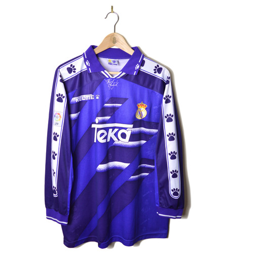 ウェア Real Madrid Away 1994/1996 Uniform Real Madrid 94/96 • Away Shirt • L • Seedorf #10 – Real