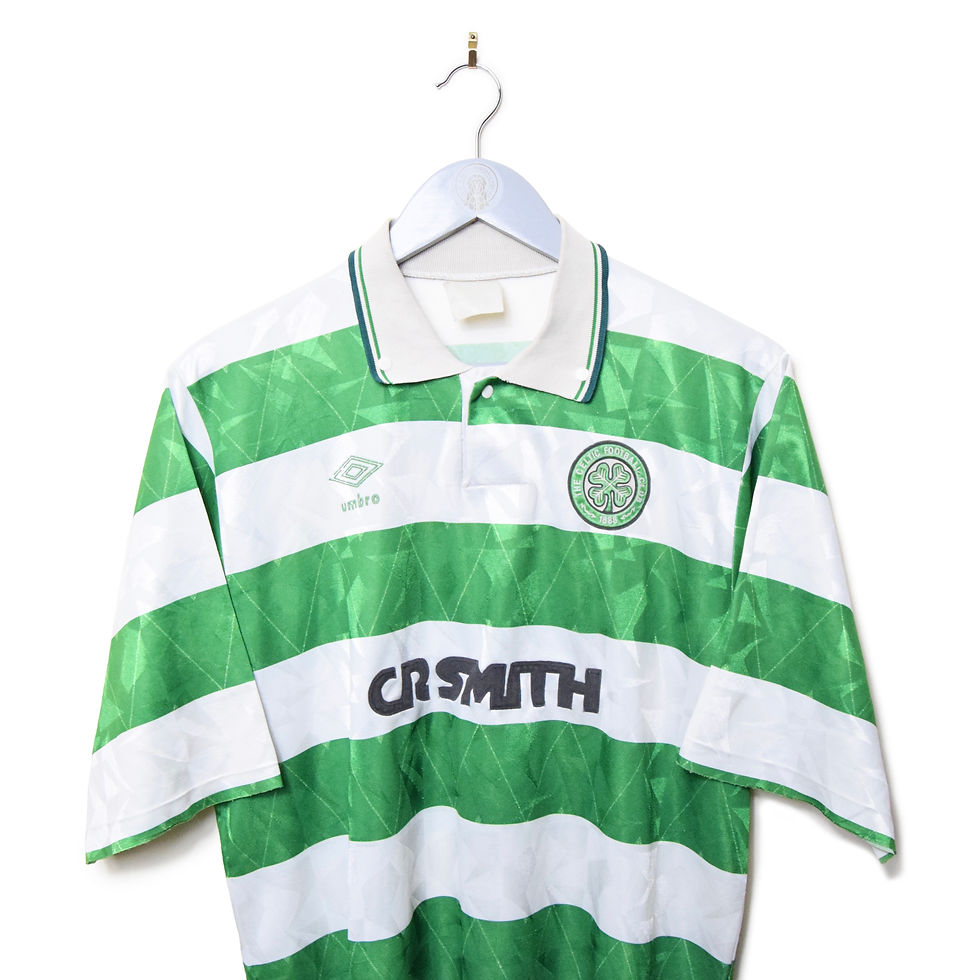 CELTIC HOME FOOTBALL SHIRT 1989/91