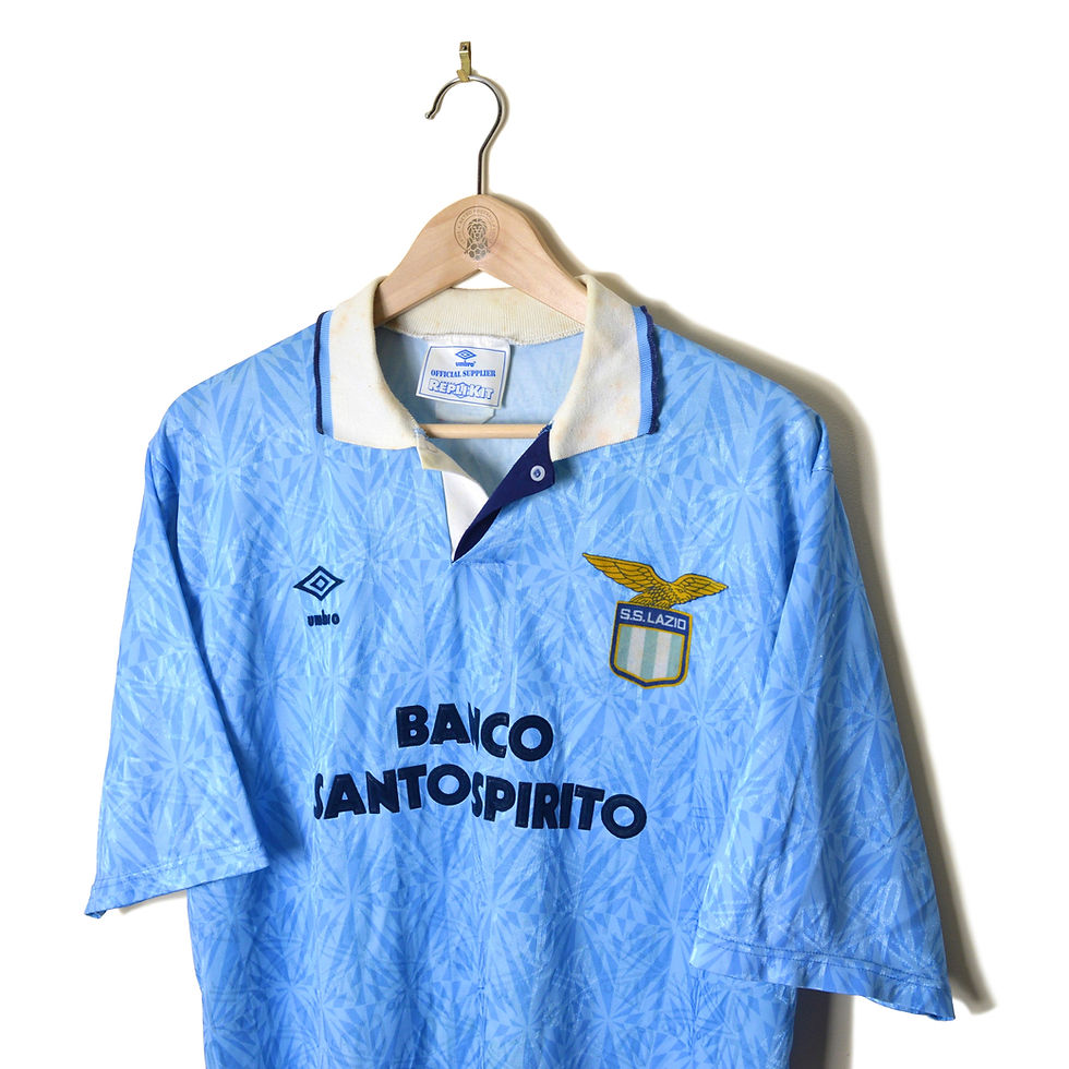 Thumbnail: LAZIO HOME FOOTBALL SHIRT 1991/92