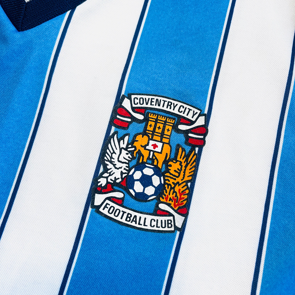 Thumbnail: COVENTRY CITY HOME FOOTBALL SHIRT 1986/87