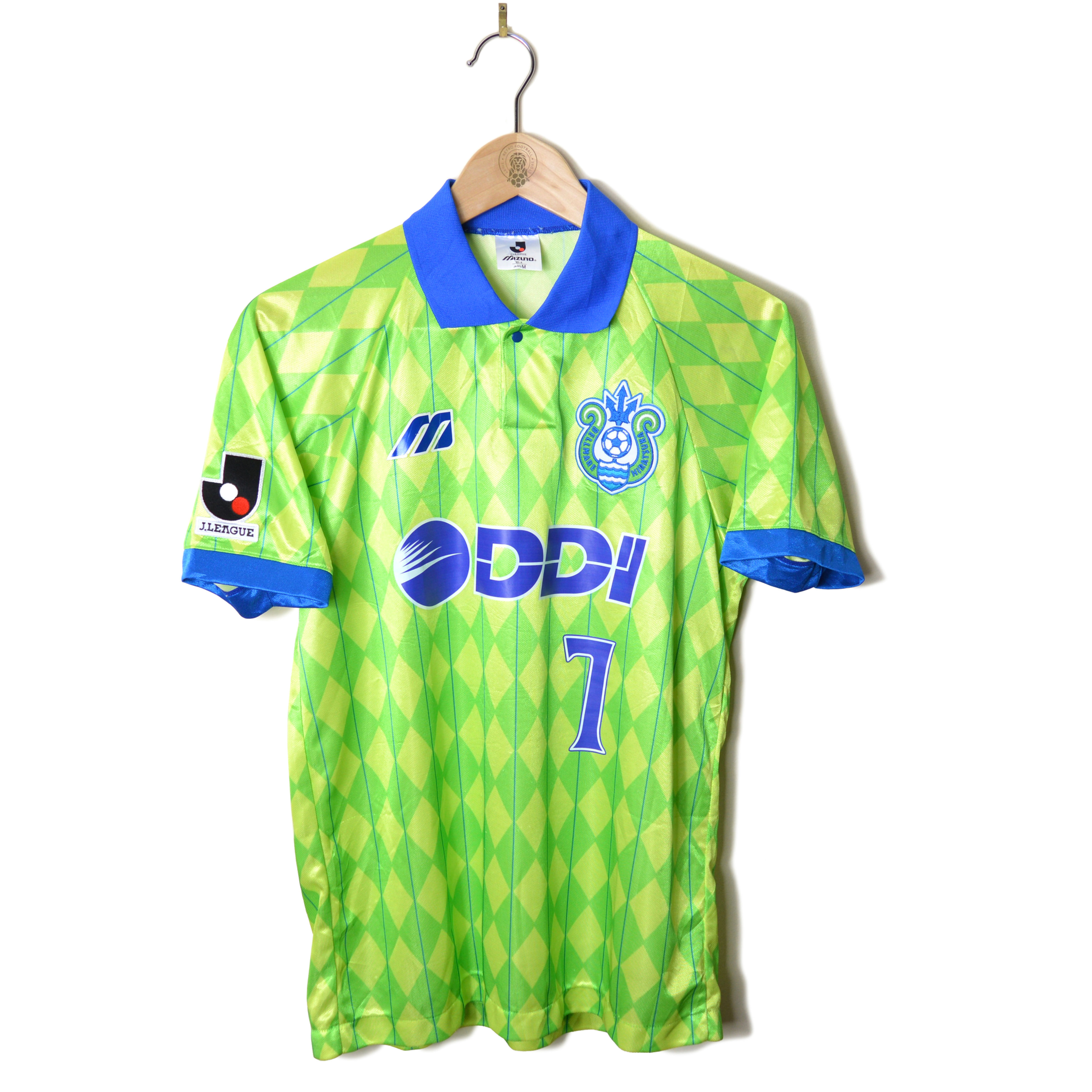 BELLMARE HIRATSUKA CLASSIC RETRO VINTAGE HOME FOOTBALL SHIRT SOCCER JERSEY 1996 #7 NAKATA DDI MIZUNO J LEAGUE 90'S