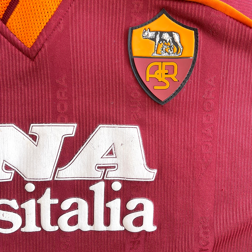 Thumbnail: ROMA MATCH WORN HOME FOOTBALL SHIRT 1999/00 L/S #19 GURENKO