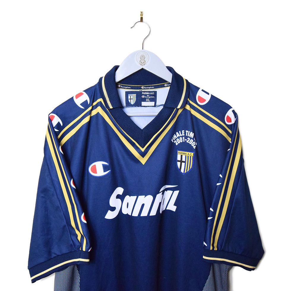 Thumbnail: PARMA SIGNED 'FINALE TIM CUP' AWAY FOOTBALL SHIRT 2001/02