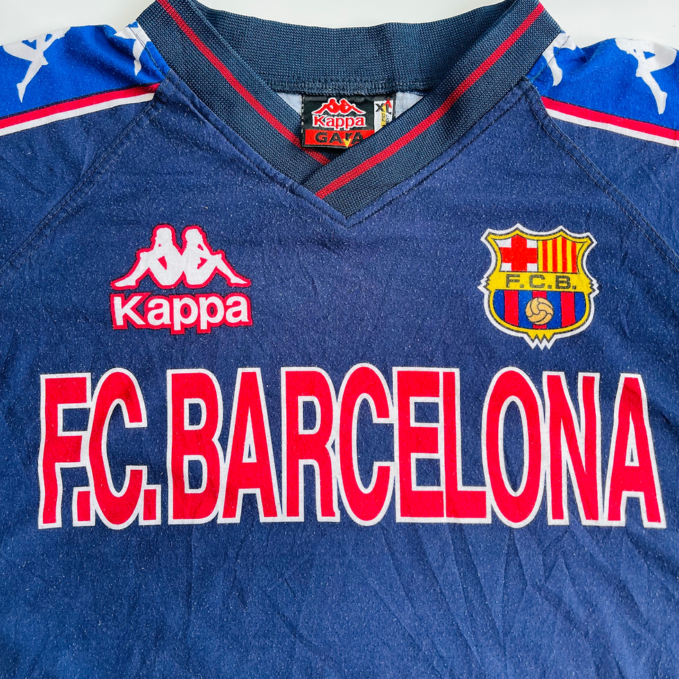 Thumbnail: BARCELONA TRAINING FOOTBALL SHIRT 1997/98