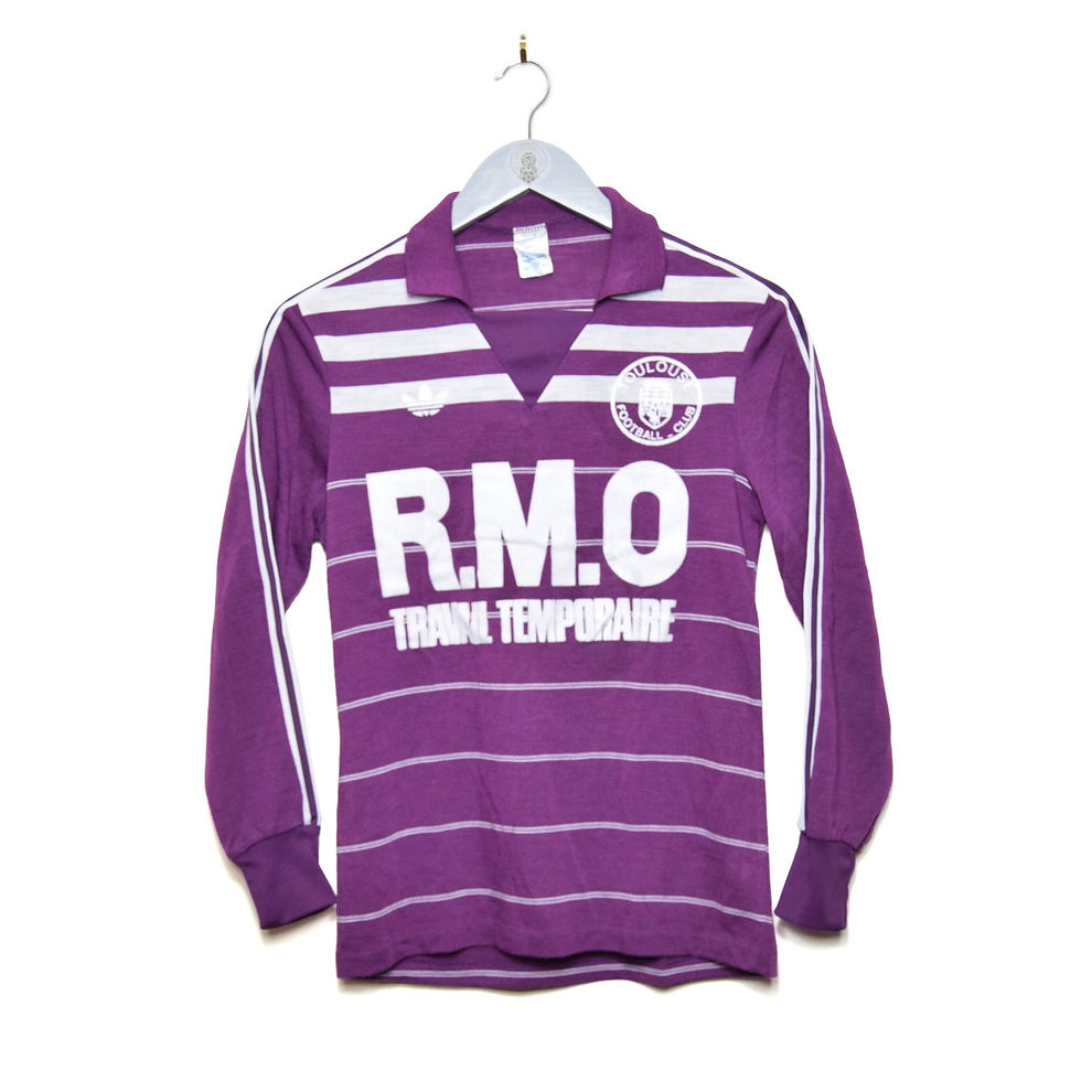 TOULOUSE HOME FOOTBALL SHIRT 1983/84 L/S