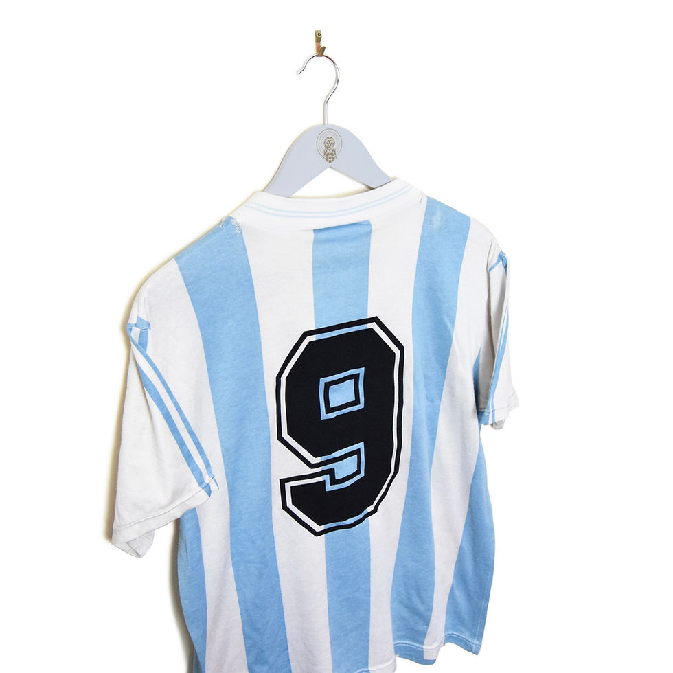 Thumbnail: ARGENTINA HOME FOOTBALL SHIRT 1993/94 #9 BATISTUTA