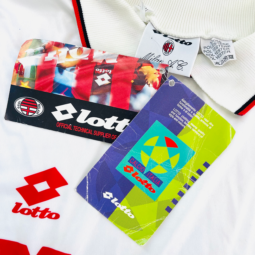 Thumbnail: AC MILAN AWAY FOOTBALL SHIRT 1993/94 L/S BNWT