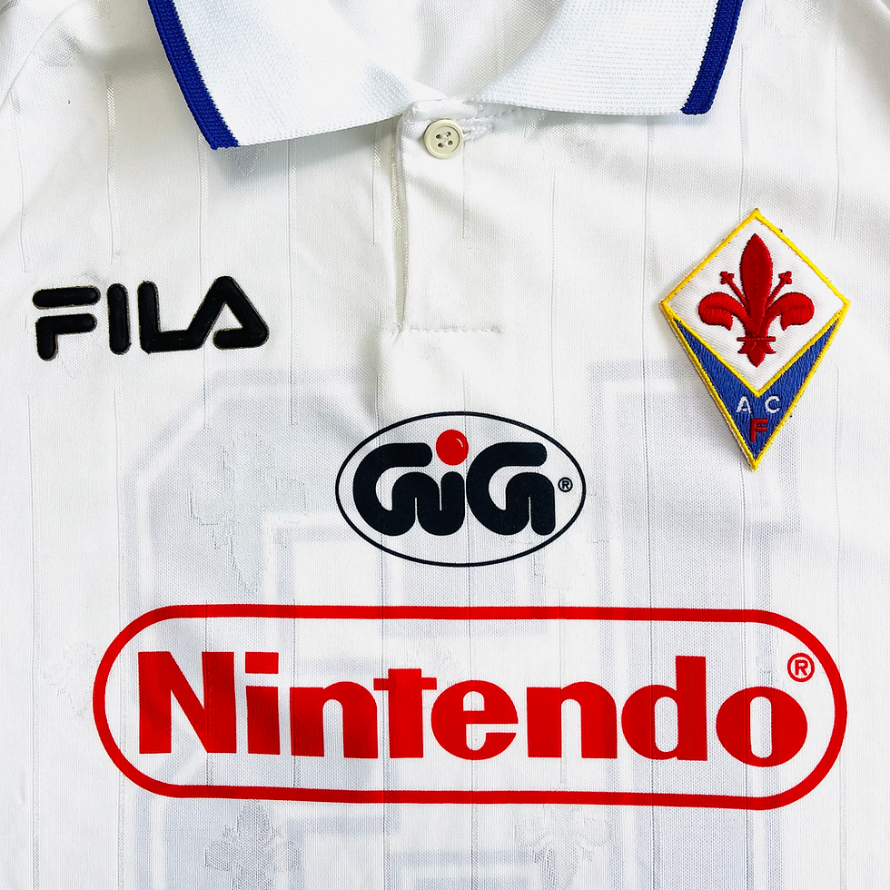 Thumbnail: FIORENTINA PLAYER ISSUE AWAY FOOTBALL SHIRT 1997/98 #13