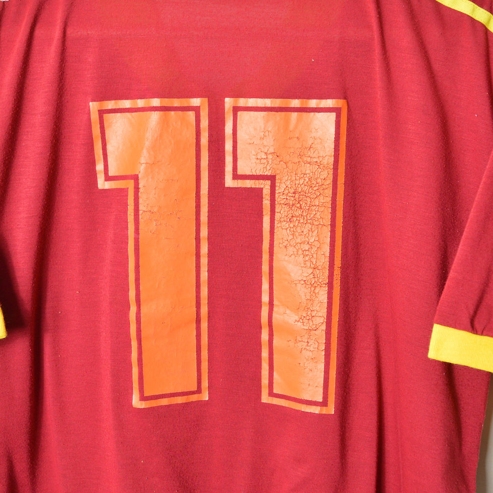 Thumbnail: ROMA PRIMAVERA MATCH WORN PLAYER ISSUE RESERVES FOOTBALL SHIRT SOCCER JERSEY 1991 1992 #11 ADIDAS BARILLA 90'S CALCIO
