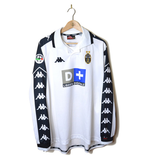 JUVENTUS MATCH WORN / ISSUE AWAY FOOTBALL SHIRT 1999/00 L/S #5