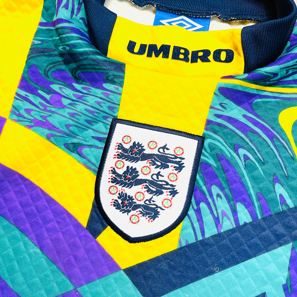 Thumbnail: ENGLAND GOALKEEPER FOOTBALL SHIRT 1996