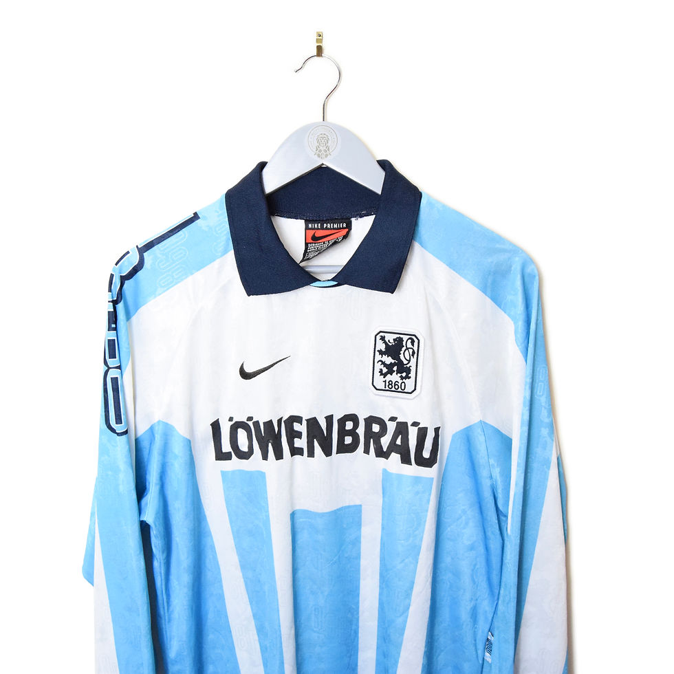 Thumbnail: 1860 MUNICH HOME FOOTBALL SHIRT 1996/97 L/S #2