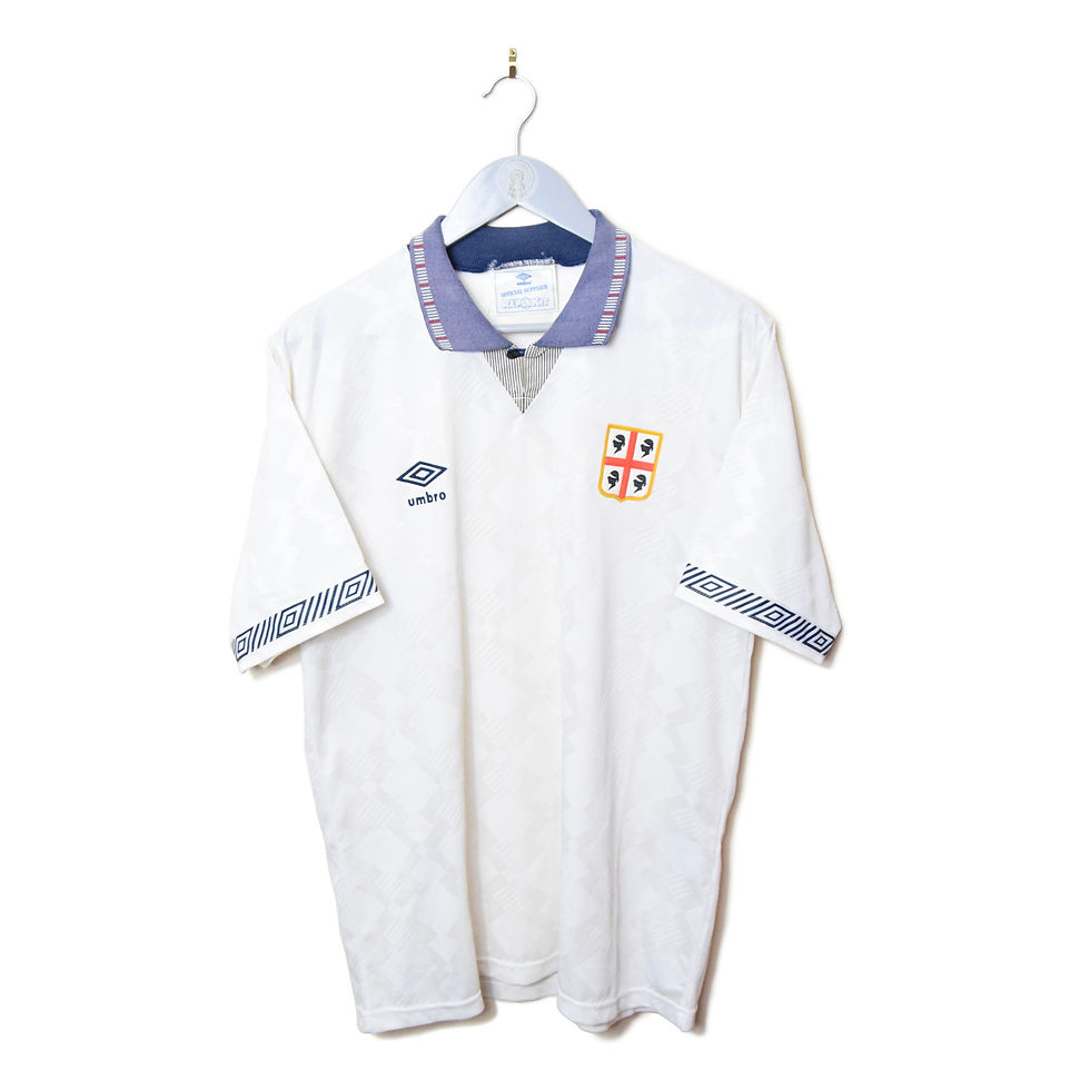 CAGLIARI AWAY FOOTBALL SHIRT 1990/92