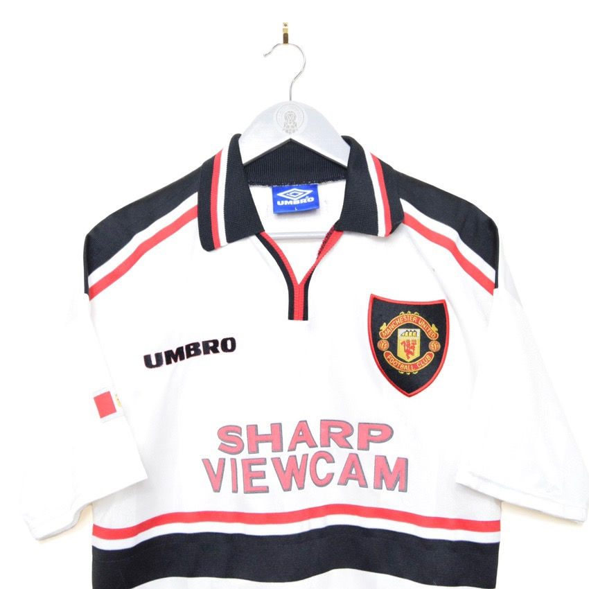 Thumbnail: MANCHESTER UNITED AWAY FOOTBALL SHIRT 1998/99