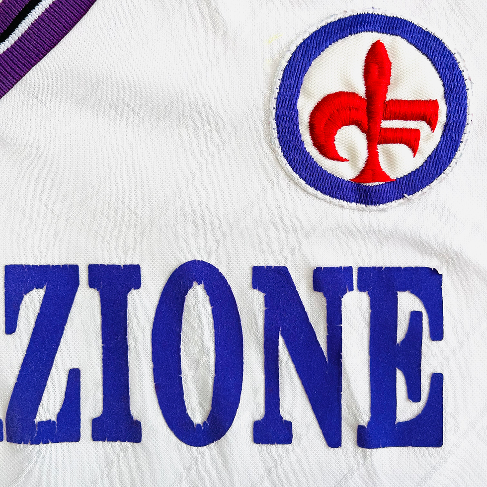 Thumbnail: FIORENTINA AWAY FOOTBALL SHIRT 1990/91