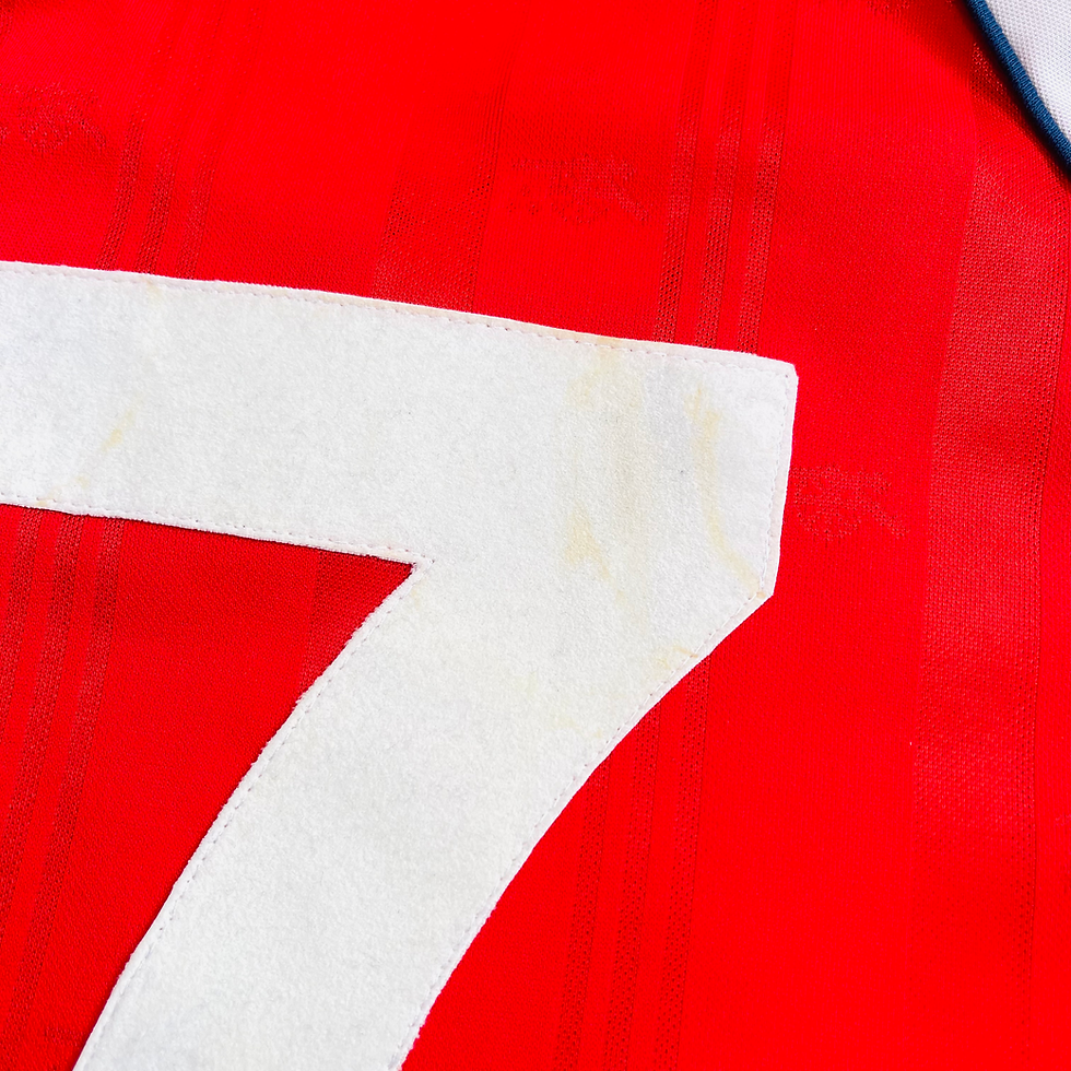 Thumbnail: ARSENAL HOME FOOTBALL SHIRT 1988/90 #7 'ROCASTLE'