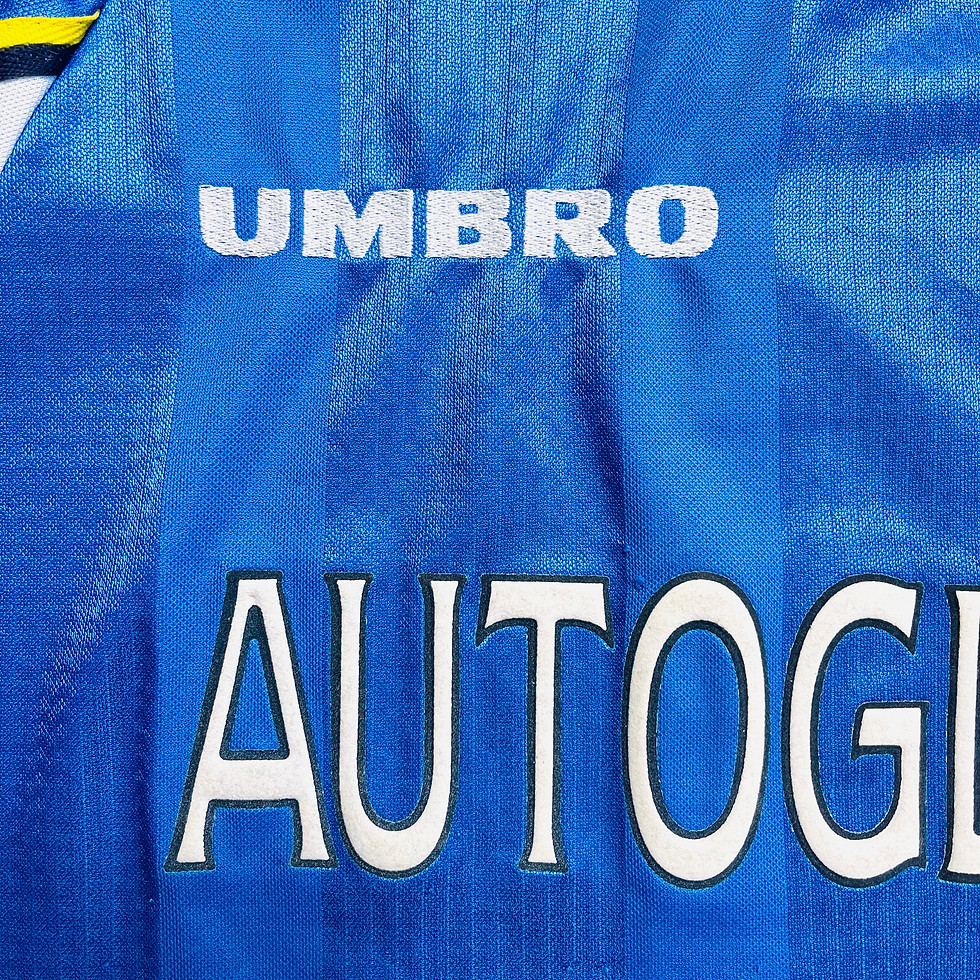 Thumbnail: CHELSEA HOME FOOTBALL SHIRT 1997/99 #5 LEBOEUF