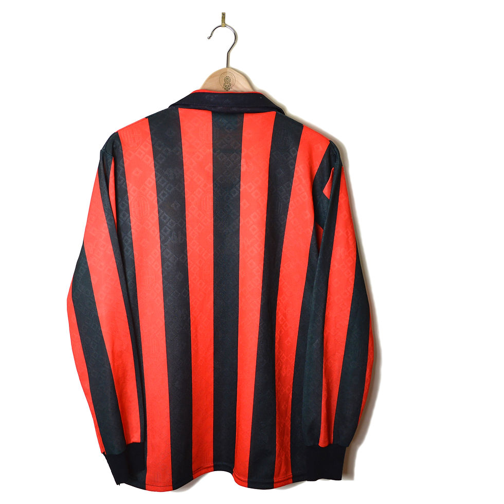 Thumbnail: AC MILAN PLAYER SPEC HOME FOOTBALL SHIRT 1989/90 L/S
