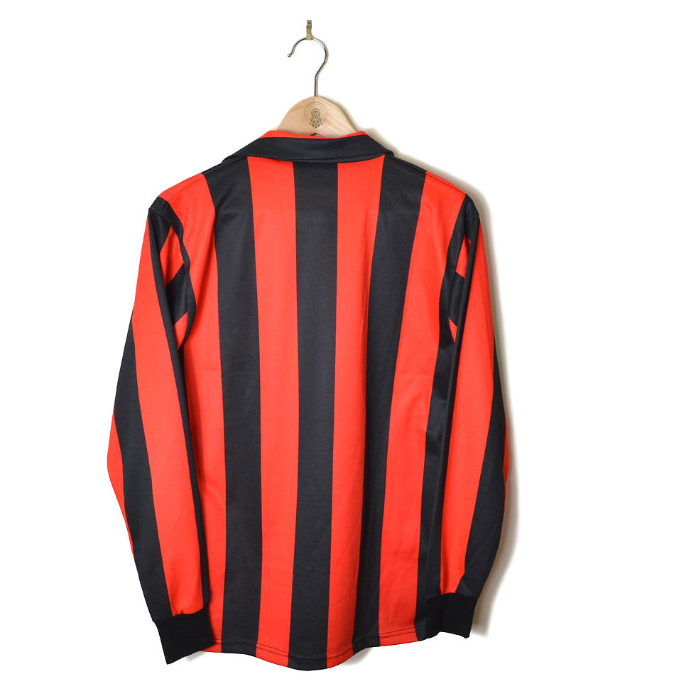 Thumbnail: AC MILAN HOME FOOTBALL SHIRT 1988/89 L/S