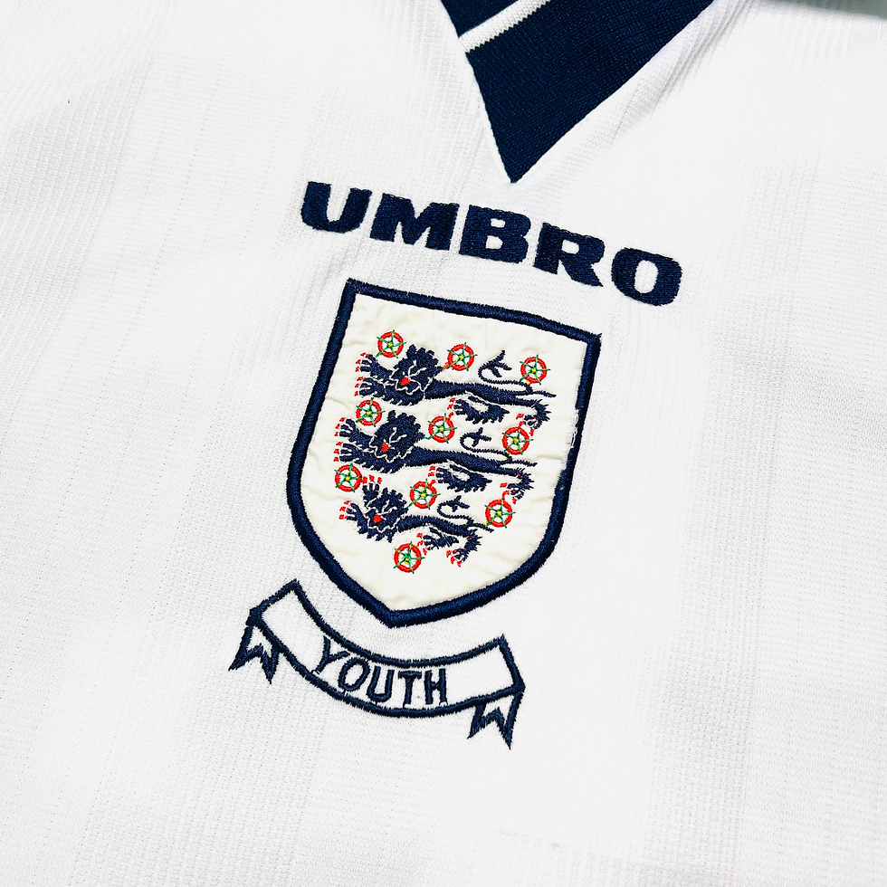 Thumbnail: ENGLAND MATCH WORN ISSUE HOME FOOTBALL SHIRT 1996 L/S #18