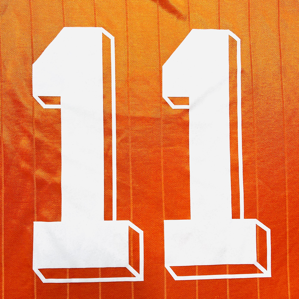 Thumbnail: HOLLAND NETHERLANDS HOME FOOTBALL SHIRT 1982/83 #11 'GULLIT'