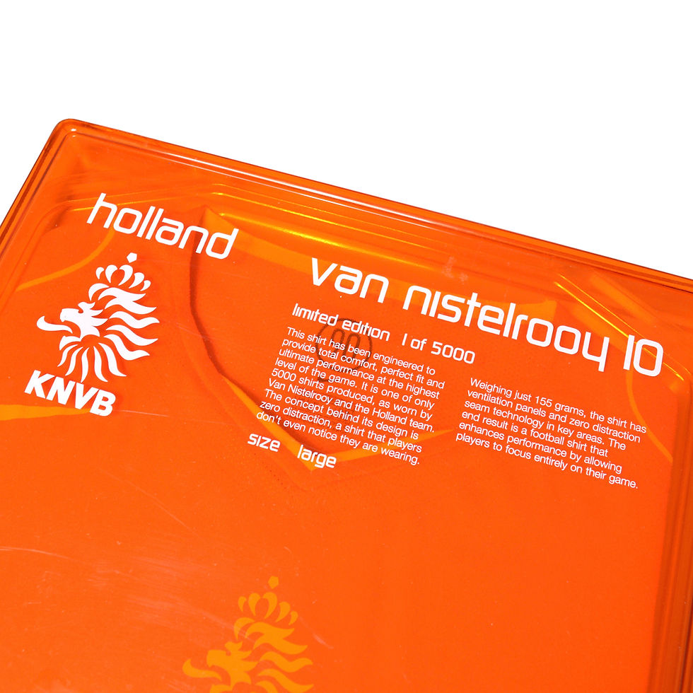 Thumbnail: HOLLAND NETHERLANDS LIMITED EDITION NIKE T90 TOTAL 90 BOXED BOX FOOTBALL SHIRT EURO 2004 VAN NISTELROOY KNVB