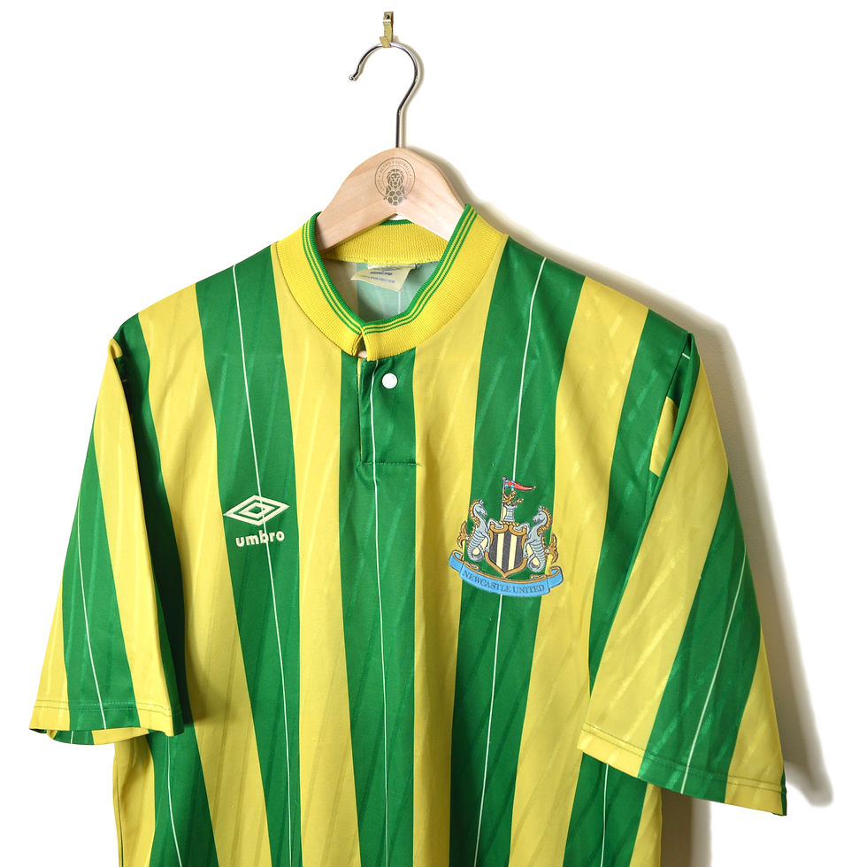 Thumbnail: NEWCASTLE UNITED CLASSIC RETRO VINTAGE AWAY FOOTBALL SHIRT SOCCER JERSEY 1988 1989 1990 UMBRO