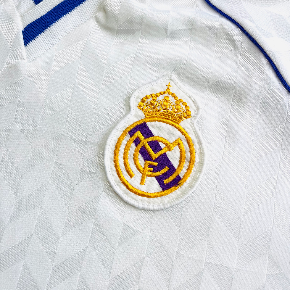 Thumbnail: REAL MADRID HOME FOOTBALL SHIRT 1986/88 L/S