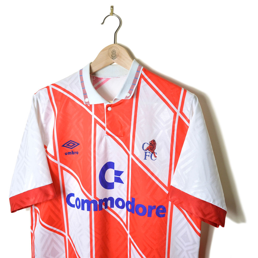 Thumbnail: CHELSEA CLASSIC RETRO VINTAGE AWAY FOOTBALL SHIRT SOCCER JERSEY 1990 1991 1992 UMBRO COMMODORE