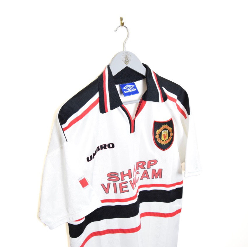 Thumbnail: MANCHESTER UNITED AWAY FOOTBALL SHIRT 1998/99