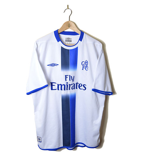ウェア Chelsea FC 03/04 Away Uniform Chelsea 03/04 Vintage Away kit/jersey men's S - 2003/04 | eBay