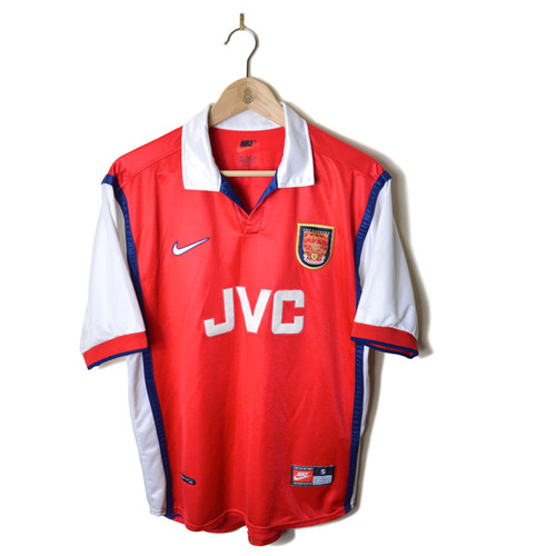 ARSENAL HOME FOOTBALL SHIRT 1998/99 #11 OVERMARS | Retro Football