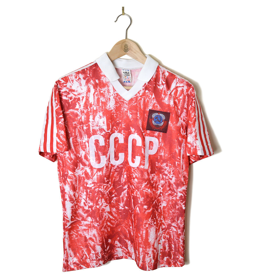 SOVIET UNION RUSSIA USSR CCCP HOME FOOTBALL SHIRT SOCCER JERSEY 1989 1990 1991 ADIDAS RED MEAT