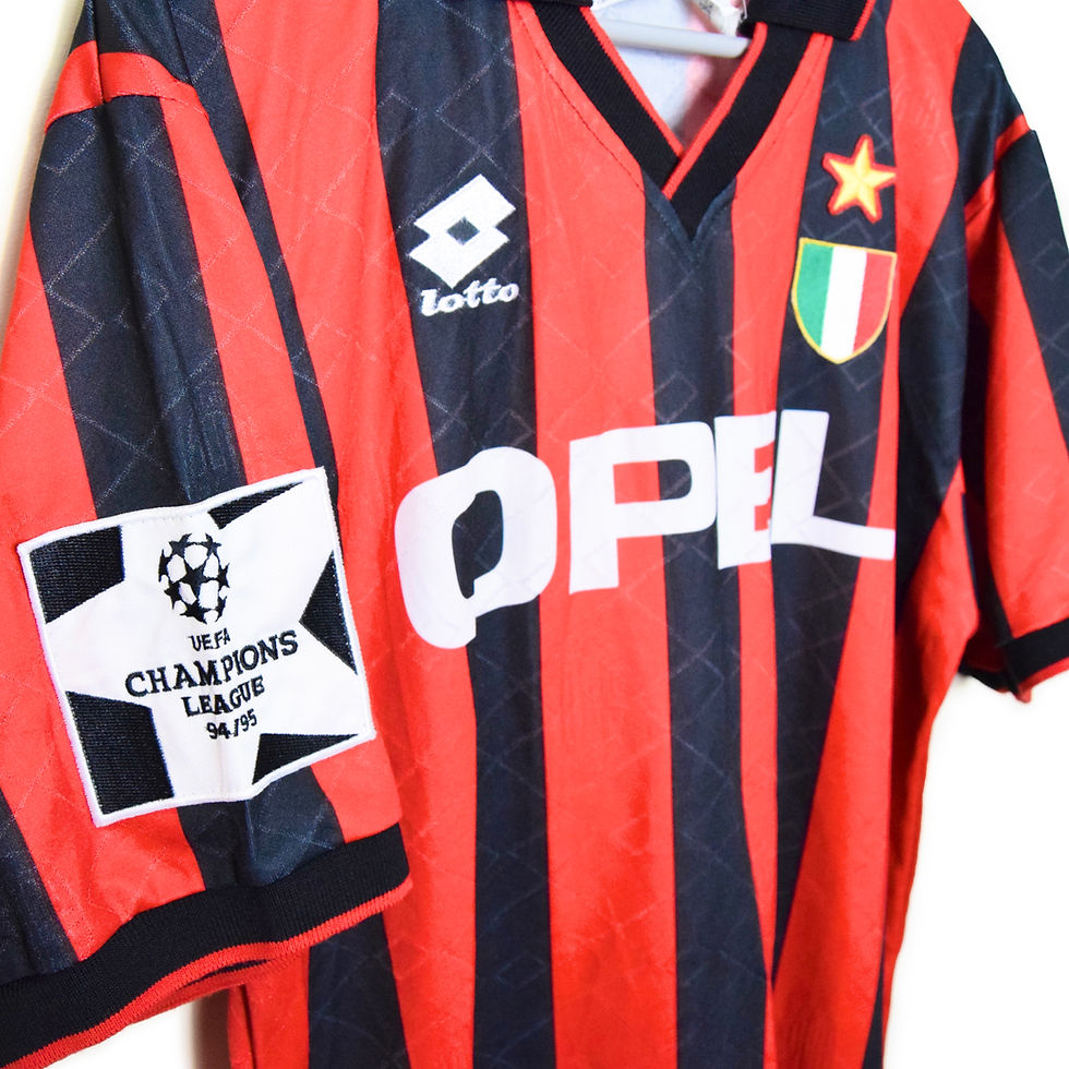 ウェア AC MILAN 94/95 CHAMPIONS LEAGUE Model AC MILAN 94/95 CHAMPIONS LEAGUE Model