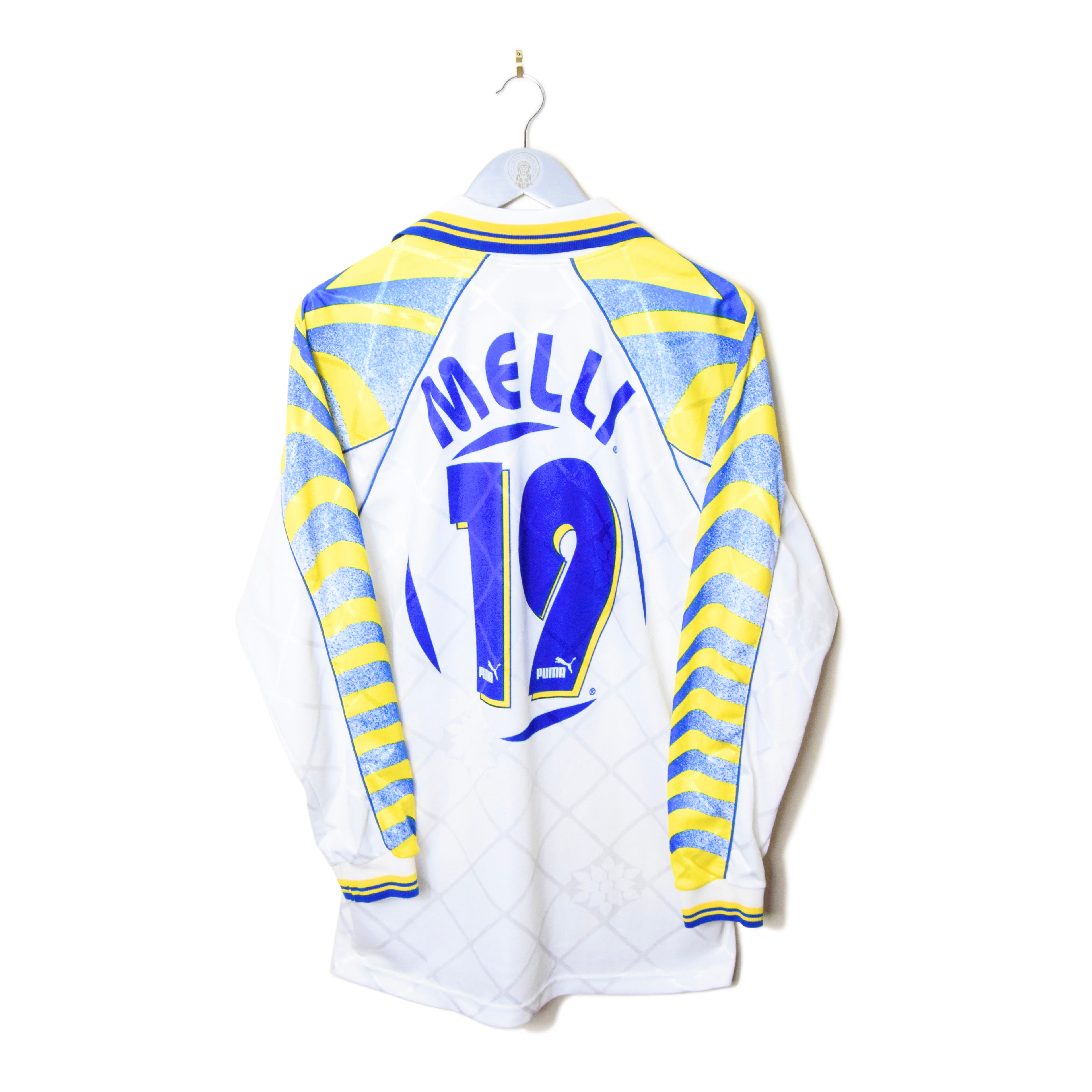 PARMA HOME FOOTBALL SHIRT 1996/97 L/S #19 MELLI *PLAYER ISSUE*