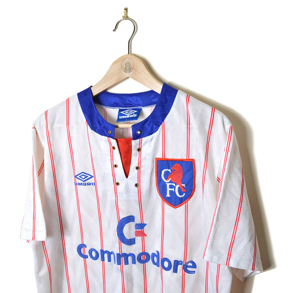 Thumbnail: CHELSEA CLASSIC RETRO VINTAGE AWAY FOOTBALL SHIRT SOCCER JERSEY 1992 1993 1994 UMBRO COMMODORE