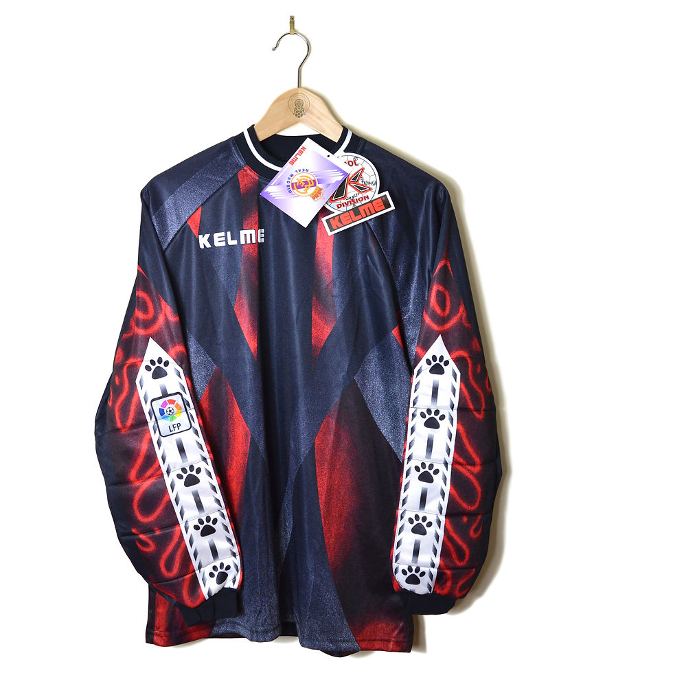 REAL MADRID CLASSIC RETRO VINTAGE GK GOALKEEPER FOOTBALL SHIRT SOCCER JERSEY 1996 1997 *BNWT* BRAND NEW WITH TAGS KELME